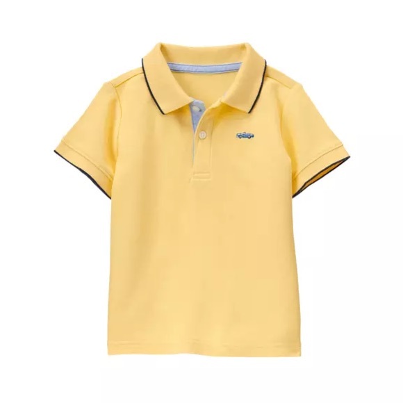 Janie and Jack Other - Janie and Jack Yellow Polo with Navy Trim Size 4